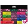 ROT.FLUORESCENTE FABER-CASTELL PACK 8COLORES FLUOR