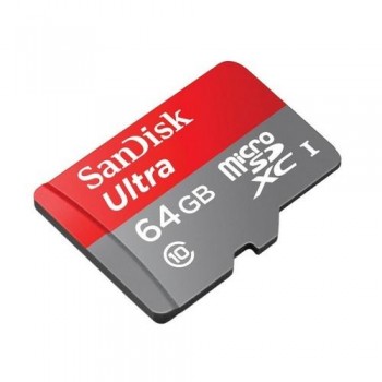 TARJETA MEMORIA MICRO SECURE DIGITAL ULTRA 64 GB. CLASS 10 SANDISK
