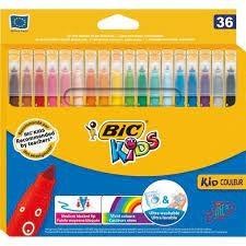 Rotuladores Ultralavables Kid Couleur Bic Surtidos 36UD