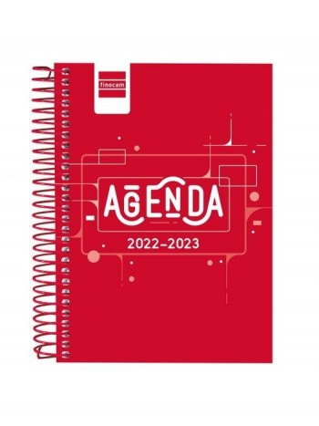 Agenda curso COOL 1/8 1DP 22-23 ROJO+ finocam